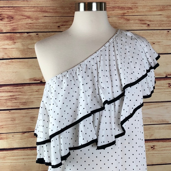 Ro & De | Polkadot Off Shoulder Ruffle - Picture 3 of 8